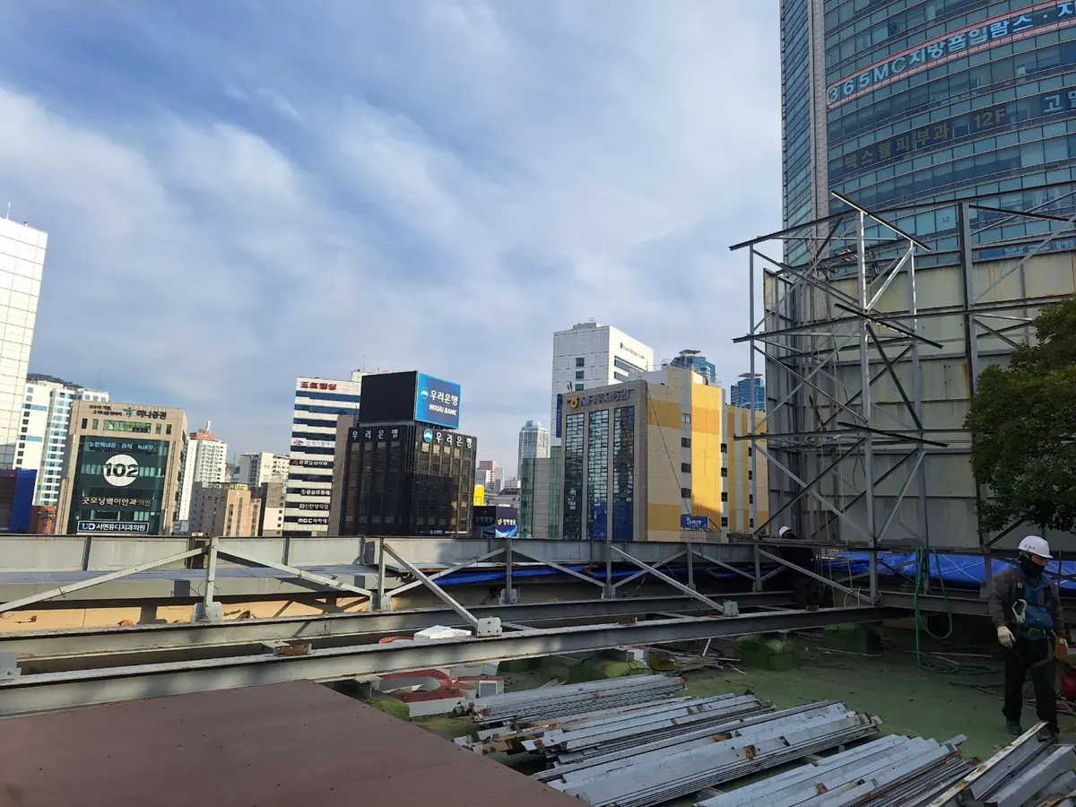 경기 전광판 AS 시공 현장 참고