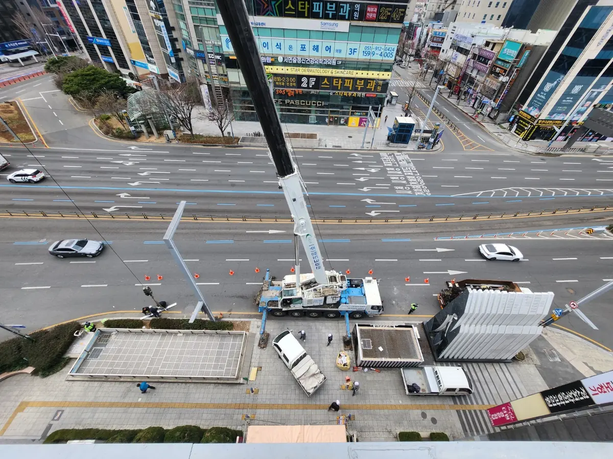 인천 실내 전광판 참고 시공 현장 2