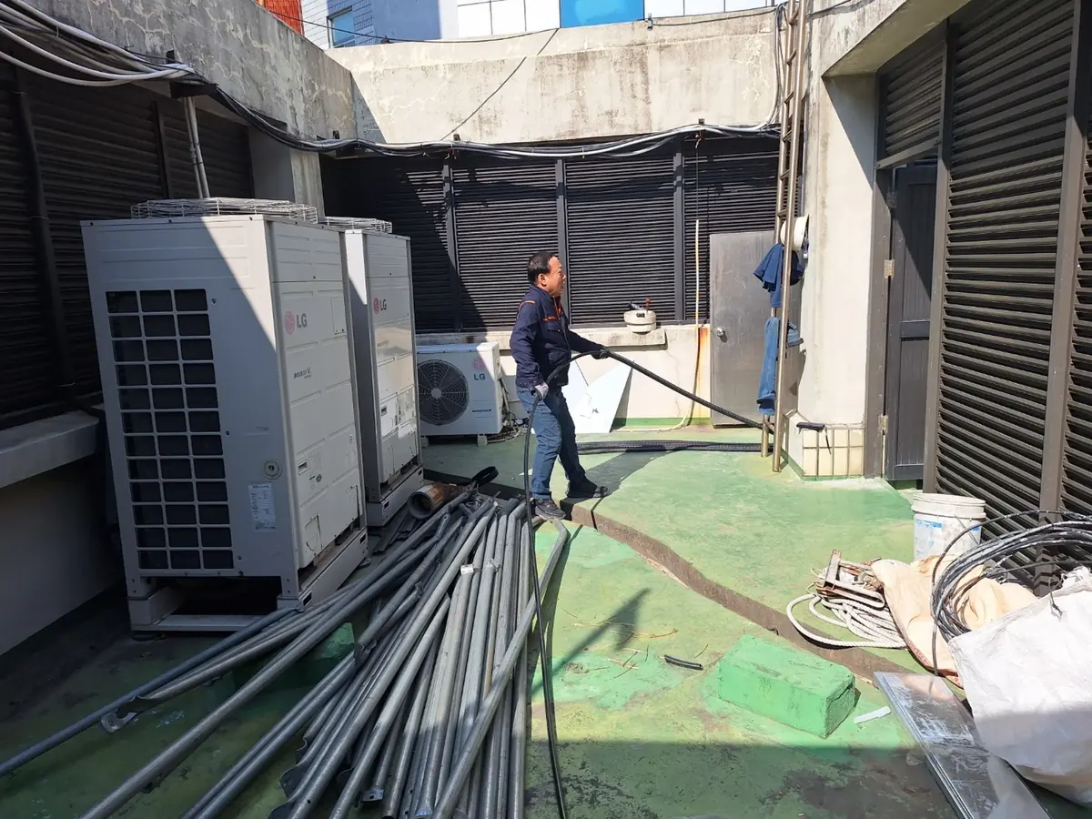전광판 AS 시공 현장 참고